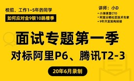 20年后端中高阶工程师面试专题视频教程 面试宝典 java面试