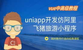 uniapp开发仿阿里飞猪旅游微信小程序,uni-app,vue中高级课程