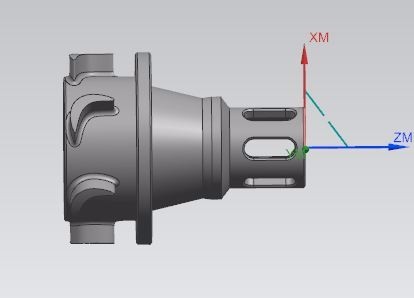 ug五軸車銑複合零件編程之葉輪軸