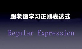 跟老谭学习正则表达式视频课程