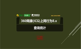 360网康(ICG)上网行为管理系统8.x—查询统计