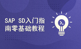 易拓SAP SD入门课程 零基础指南教程